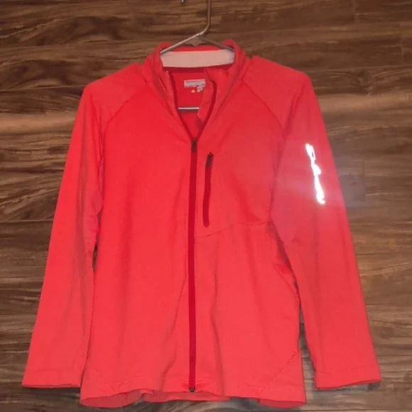 Salomon AdvancedSkin Warm Full Zip Midlayer Jacket - Women’s Large - Salmon Pink - Picture 5 of 14